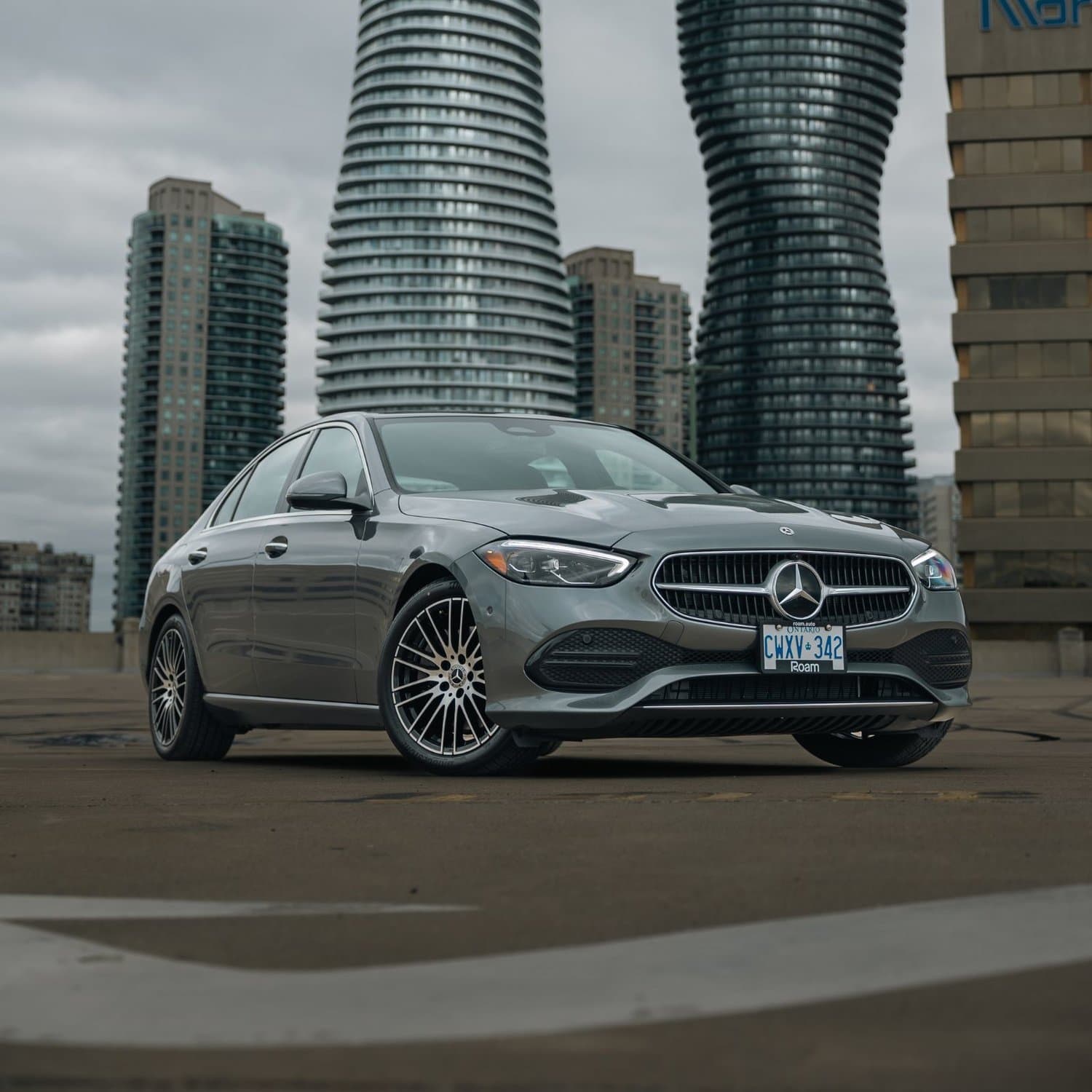 Mercedes-Benz in parking lot